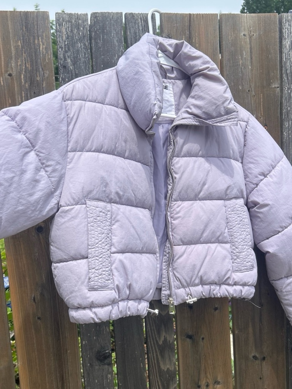 Garage Lavender Puffer Jacket for Kids